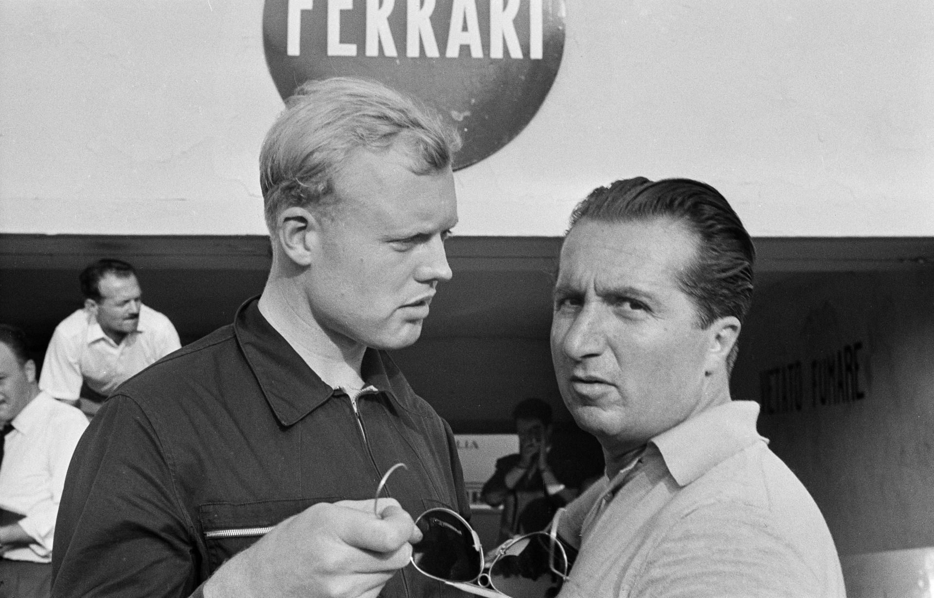 Alberto Ascari(R) and Mike Hawthorn (L) (Image Source: Getty)